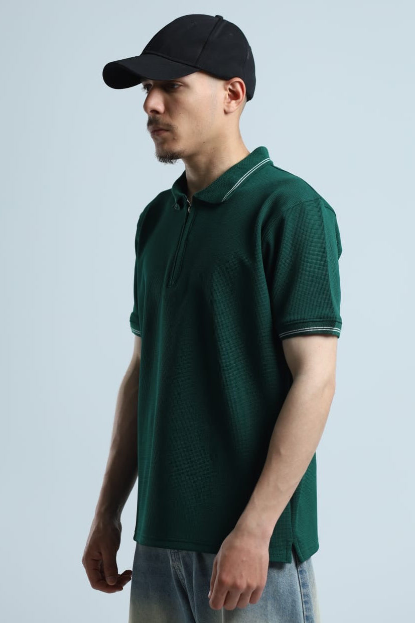 Half Zip Polo T-Shirt – Premium Everyday Essential
